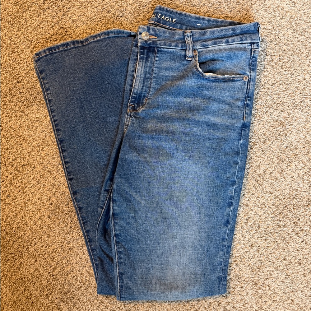 American Eagle Curvy High Rise Skinny Kick Jeans 16L